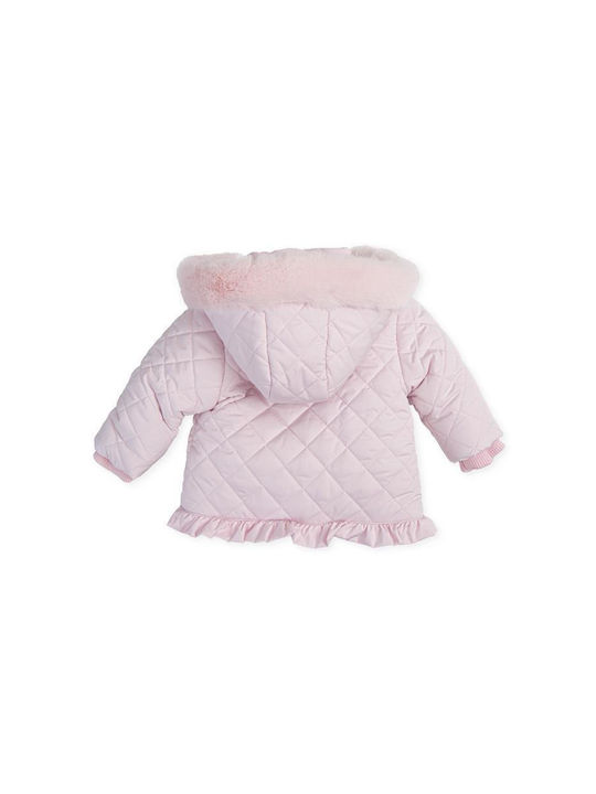 Tutto Piccolo Kinderjacke Kurz mit Kapuze Rosa