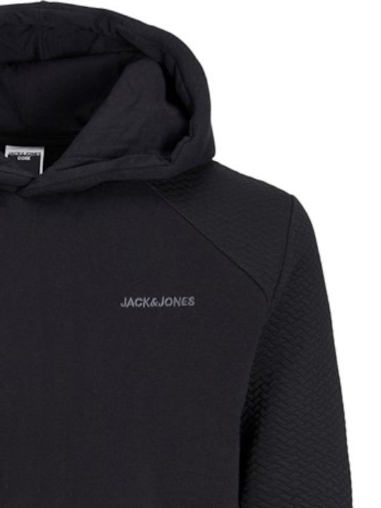 Jack & Jones Kinder Sweatshirt mit Kapuze Schwarz