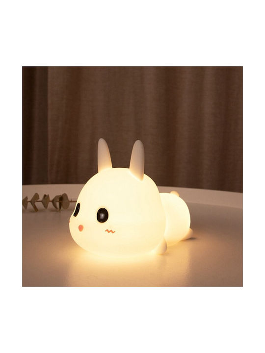 Allocacoc Kids Decorative Lamp Bunny White 12.2x12.2x15.5εκ.