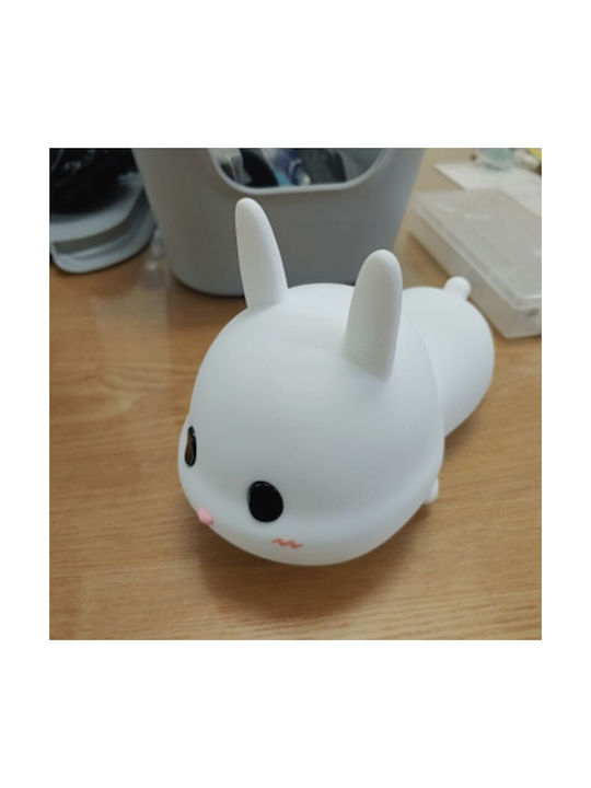 Allocacoc Kids Decorative Lamp Bunny White 12.2x12.2x15.5εκ.