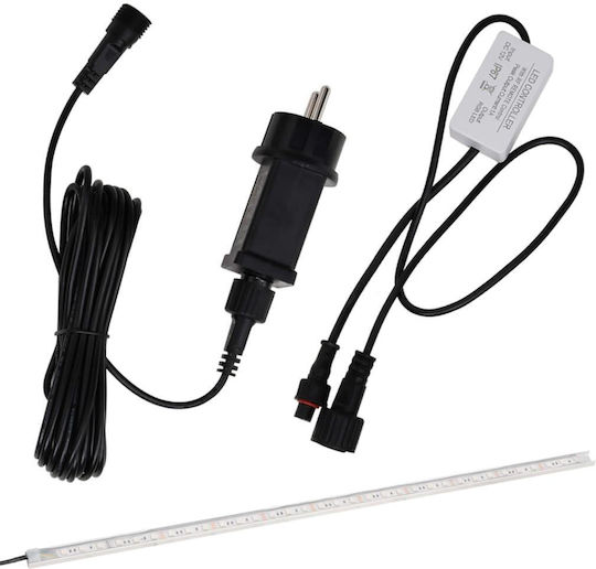 vidaXL Poolzubehör mit LED-Beleuchtung 108x21x8cm Gray