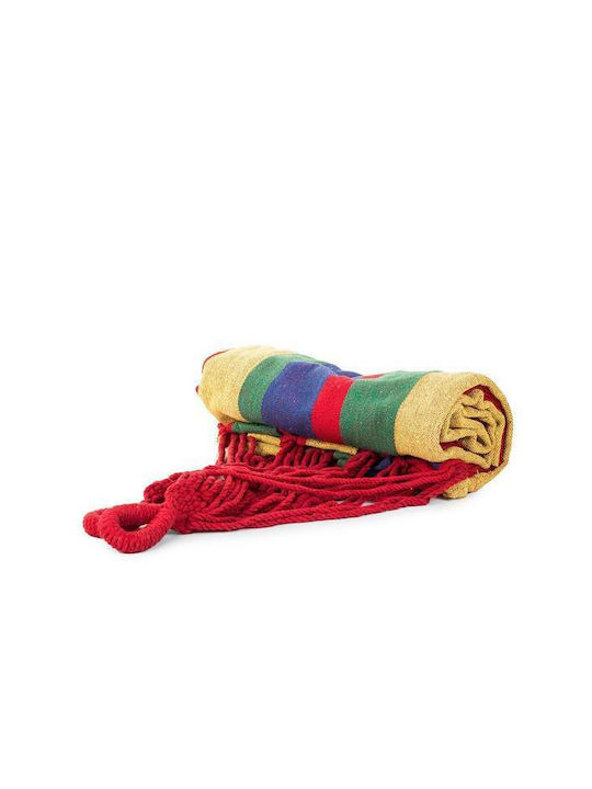 Hängematte Einzeln Stoff Multicoloured Stripes 200x80cm