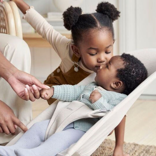 BabyBjorn Bliss 3D Manual Relax pentru Bebeluși Light Beige