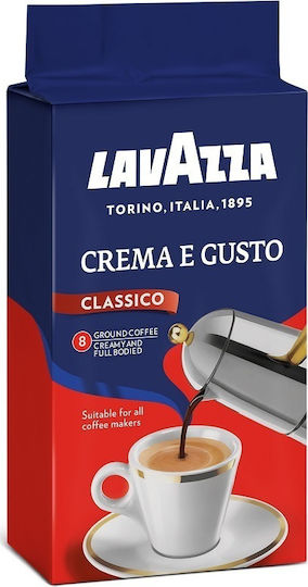 Lavazza Καφές Espresso Crema E Gusto Classico Αλεσμένος 250gr