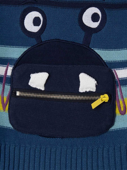 Kinderpullover Langarm Blau Galaxy Friends