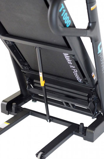 Upower Marathon Pro T1000 2.5hp Ηλεκτρικός Αναδιπλούμενος Διάδρομος Γυμναστικής για Χρήστη έως 120kg