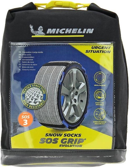 Michelin SOS Grip Evolution 3 Anti-slip Snow Socks Passenger Car 2pcs