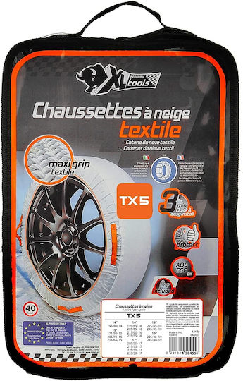 XL Perform Tools TX 5 Αντιολισθητικές Χιονοκουβέρτες XL Επιβατικού Αυτοκινήτου 2τμχ