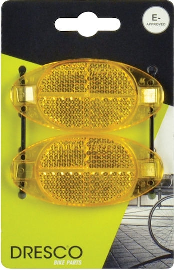Dresco Reflector bicicletă Reflectoare pentru roți