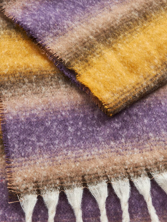Verde Women's Wool Scarf Purple
