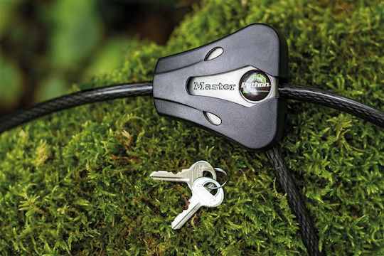 Master Lock Python mit Schlüssel Schwarz