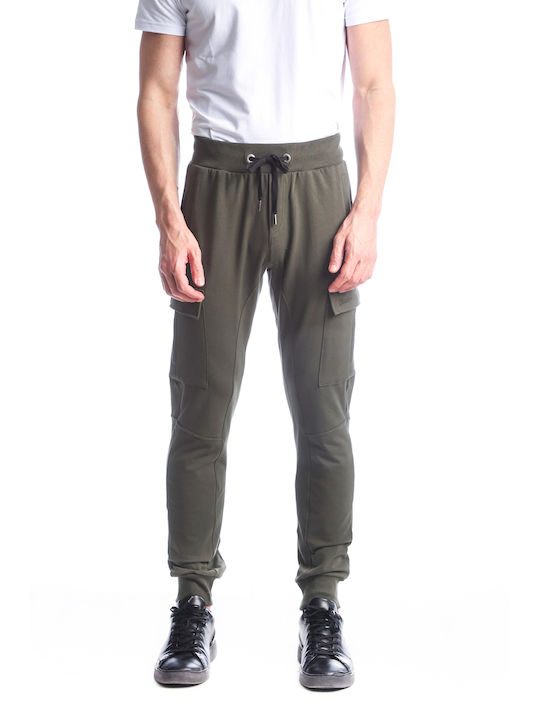 Paco & Co Men's Sweatpants with Rubber Khaki