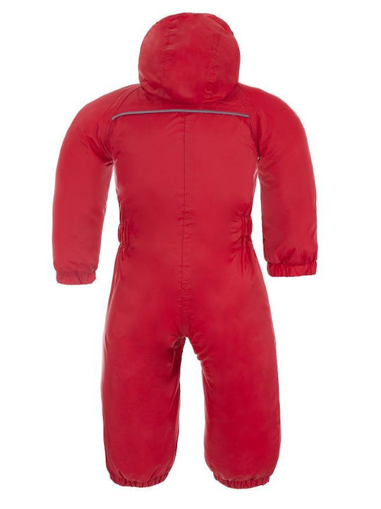 Trespass DripDrop Baby Bodysuit Set for Going Out Long-Sleeved Red