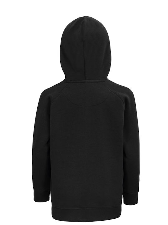 Men's Blouse in Thick Lining with Hooded Black