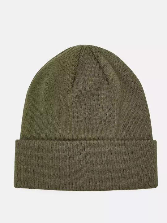 Thar Beanie Beanie with Rib Knit in Khaki color