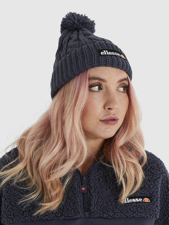 Ellesse Jaida Pom Pom Beanie Frauen Beanie mit Strickmuster in Marineblau Farbe