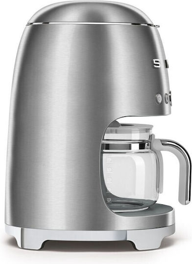 Smeg Προγραμματιζόμενη Καφετιέρα Φίλτρου 1050W Silver