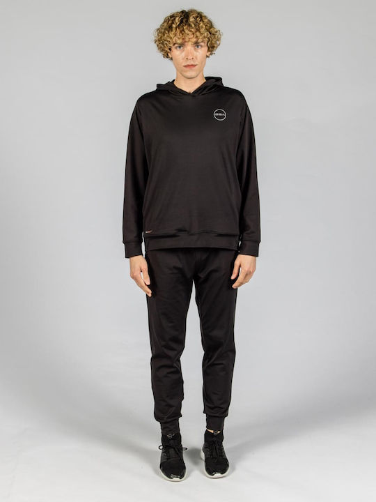 GSA Herren Sweatshirt mit Kapuze Schwarz