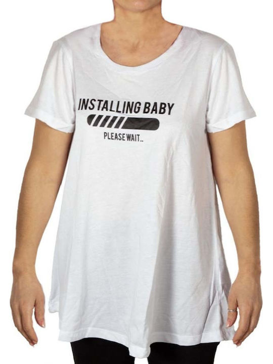 BodyTalk 1221-909828 T-shirt Εγκυμοσύνης Λευκό