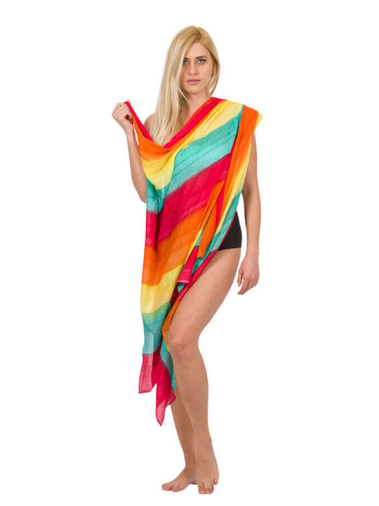 Rima Beachwear Multicolor Cu dungi Femei Pareo