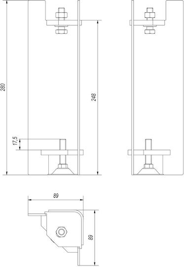 Kratki Mila Basia Aquario Stand for Energy Fireplace