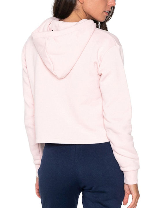 Lucy Cropped Γυναικείο Φούτερ Ροζ