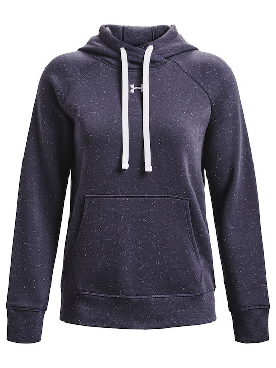 Rival Women's Sweatshirt Hooded Navy Blue
