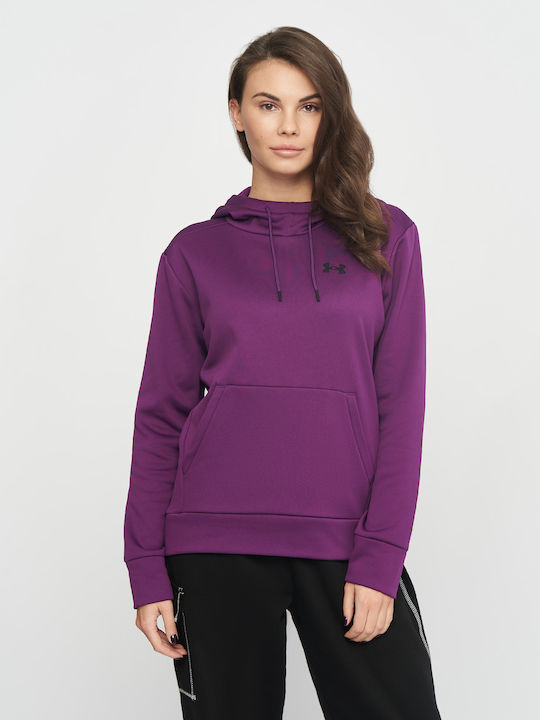 Under Armour Women's Hooded Fleece Sweatshirt Purple