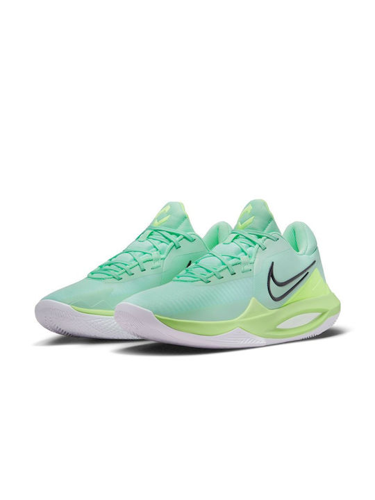 Nike Precision 6 Niedrig Basketballschuhe Mint Foam / Cave Purple / Ghost Green / White