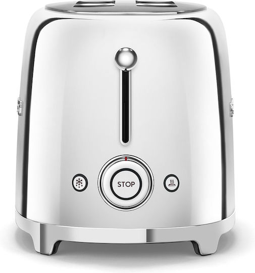Smeg Тостер Двуместна 950W Inox