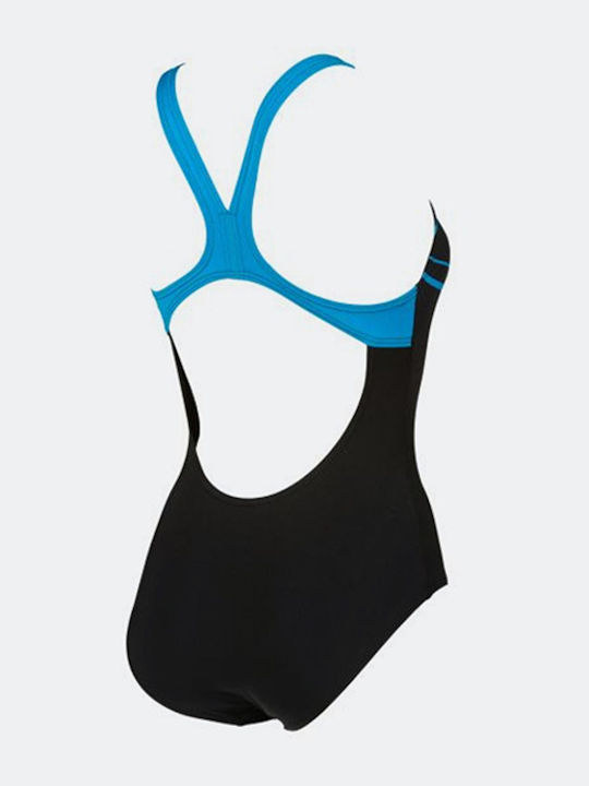 Athletic One-Piece Swimsuit Black