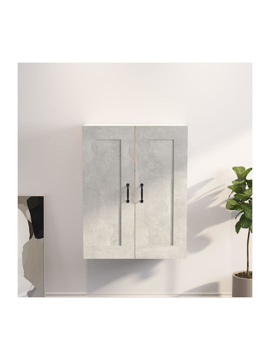 Cabinet Wall Grey Concrete 69.5x32.5x90cm