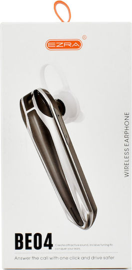 Ezra BE04 Earbud Bluetooth Handsfree Ακουστικό Μαύρο