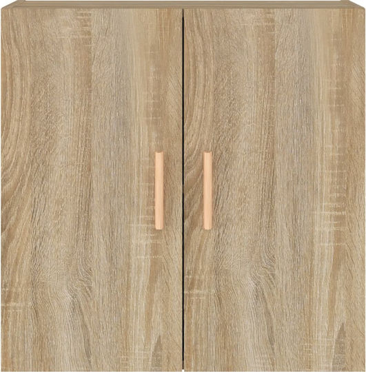 Hängeschrank fürs Wohnzimmer aus Spanplatte Beige 60x30x60 cm