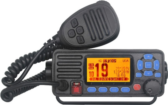 Recent RS-509M Ασύρματος Πομποδέκτης VHF Marine 25W με Μονόχρωμη Οθόνη