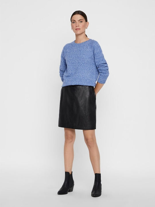 Vero Moda Damen Langarm Pullover Blau