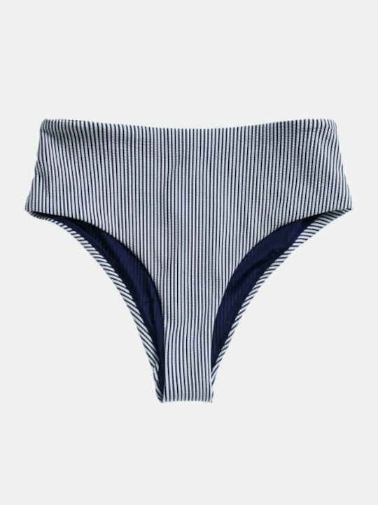 Superdry Bikini Slip High Waist Navy Blue