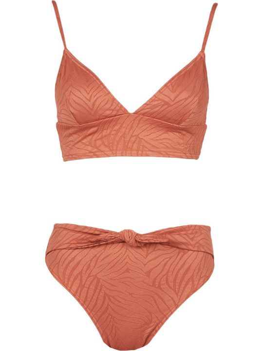 Bikini Set Triangle Top & Slip Bottom Wild Babe with Detachable & Adjustable Straps Bronze