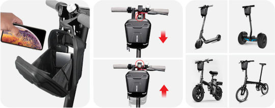 Wildman Scooter bag TS9 Bag for Electric Scooter 2.5L in Black Color