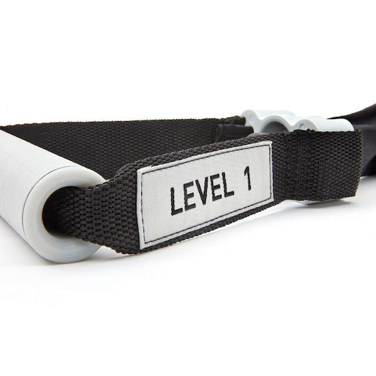 Reebok Level 1 Widerstandsbänder Gymtube Schwarz 1.6m