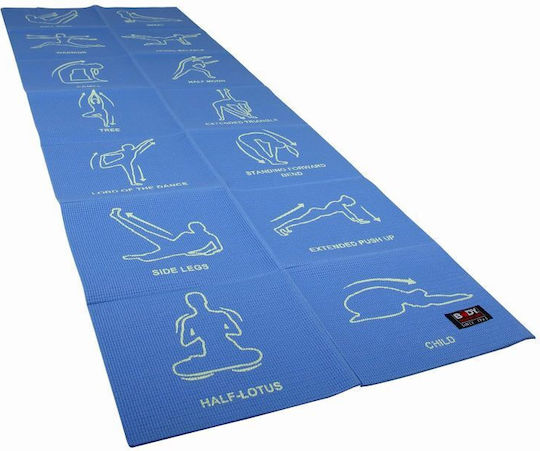 BB 8301 Foldable Exercise Mat Yoga Blue (173x61x0.4cm)