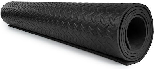 Body Sculpture Gym Exercise Equipment Floor Mat Black 200x100x0.6cm