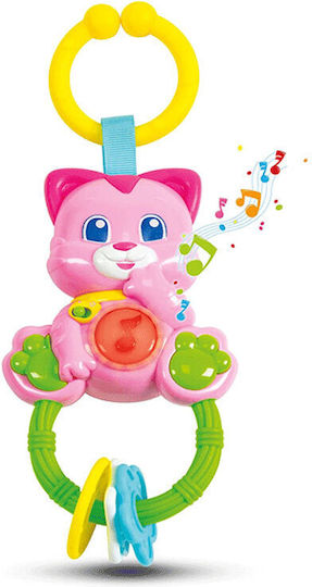 Baby Clementoni Κουδουνίστρα KItten Electronic για 3+ Μηνών