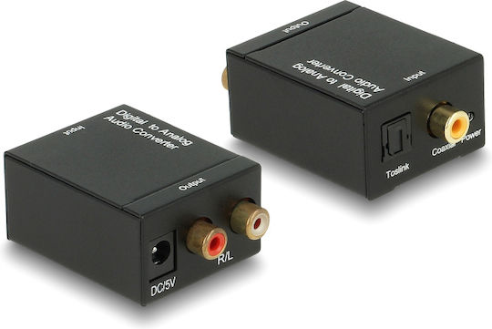 Μετατροπέας RCA / Toslink female σε RCA 2x female 1τμχ FTT14-026