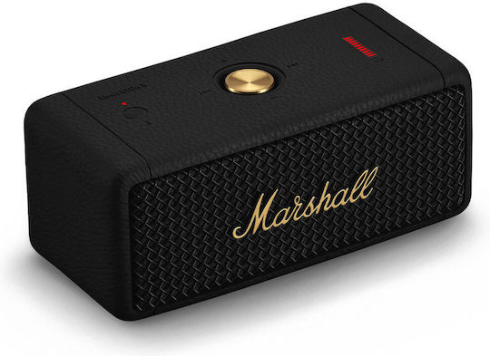 Marshall Emberton II Waterproof Bluetooth Speaker 20W with Battery Life up to 30 hours Black Brass