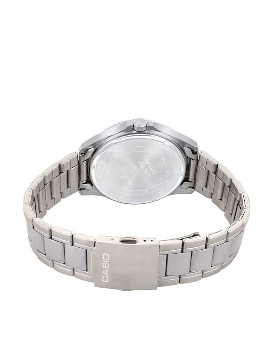 Casio Ceas Barbătesc 41mm Cu Baterie Cu Brățară Metalică Argintie