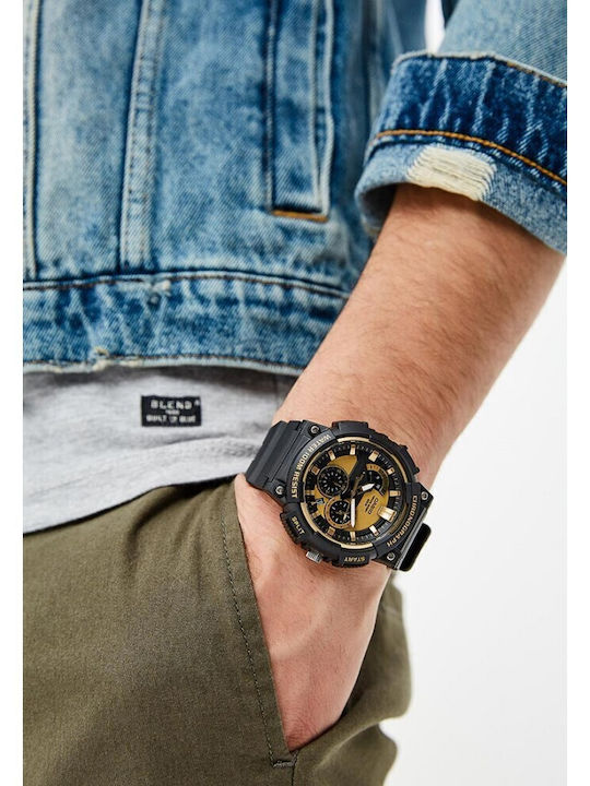 Casio Standard Ρολόι Μπαταρίας με Καουτσούκ Λουράκι