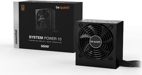Be Quiet System Power 10 550W Μαύρο Τροφοδοτικό Υπολογιστή Full Wired 80 Plus Bronze