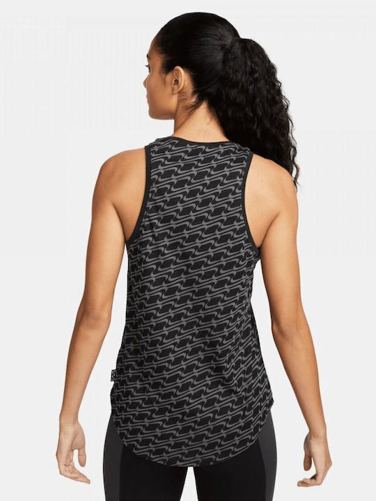 Nike Icon Clash Damen Sportlich Bluse Ärmellos Schwarz