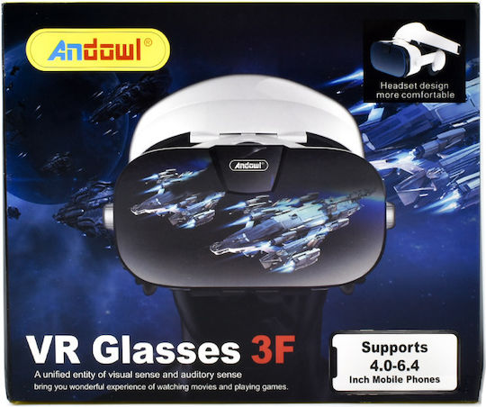 Andowl 3F VR Headset για Κινητά από 4" έως 6.4"